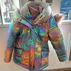 Girls size 7 appaman winter jacket with hood